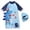 Navy, variant on KKBOTIVE Boys UPF 50 Long Sleeve Sun Protective Swim Shirt with Hood for Surfing And Beach Activities ( Light Blue Size: 1-2Years )