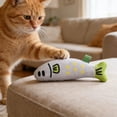 thumbnail image 6 of Catnip Fish Cat Toy – Interactive Plush Kicker for Kittens & Adult Cats (Squeaky, Chewable, Self-Play), 6 of 6
