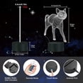 thumbnail image 5 of YSITIAN Cat Night Light, Ammonite 3D Pet Lamp Kitty Light with 16 Colors Remote Control USB Battery Powered Timing Function Birthday Holiday Gift YT-7631, 5 of 6