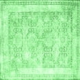thumbnail image 1 of Ahgly Company Indoor Square Persian Emerald Green Traditional Area Rugs, 3' Square, 1 of 4