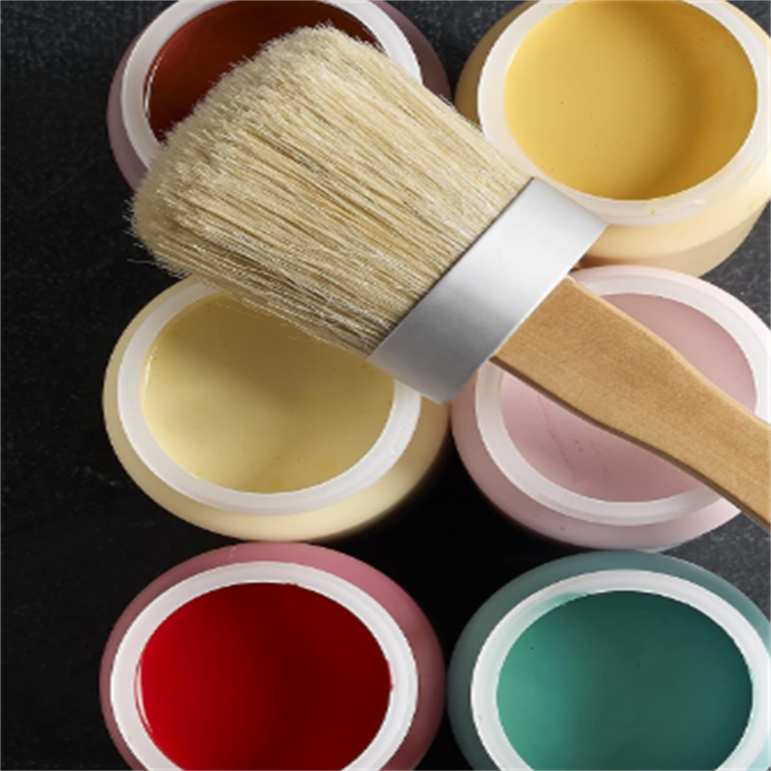 Decor Ultra Matte Chalk Finish Acrylic Craft Paint Set Formulated for No-Prep Application, Designed for Beginners and Artists 8 Fl Oz (Pack of 12)