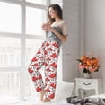 thumbnail image 4 of Uemuo Amanita Red Mushroom Pattern Women's Wide Leg Palazzo Lounge Pants with Pockets Light Weight Loose Comfy Casual Pajama Pants-X-Large, 4 of 9