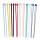 thumbnail image 1 of 20 piezas agujas de tejer multicolor portátil 27cm aguja para suéter Utensilios de costura de plástico para entusiastas del bricolaje, 1 of 14