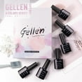 Gellen Cat Eye Gel Nail Polish Set Wine Nude Grays 6 Colors with 1pc