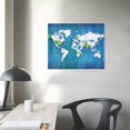 thumbnail image 4 of ONETECH World Map Pictures Canvas Wall Art for Living Room Bedroom or Bathroom Wall Decor,Wall Map Wall Art Print Paitnings for Home Decor,World Map Waterproof&nbsp;Stretched Ready to Hang, 4 of 5