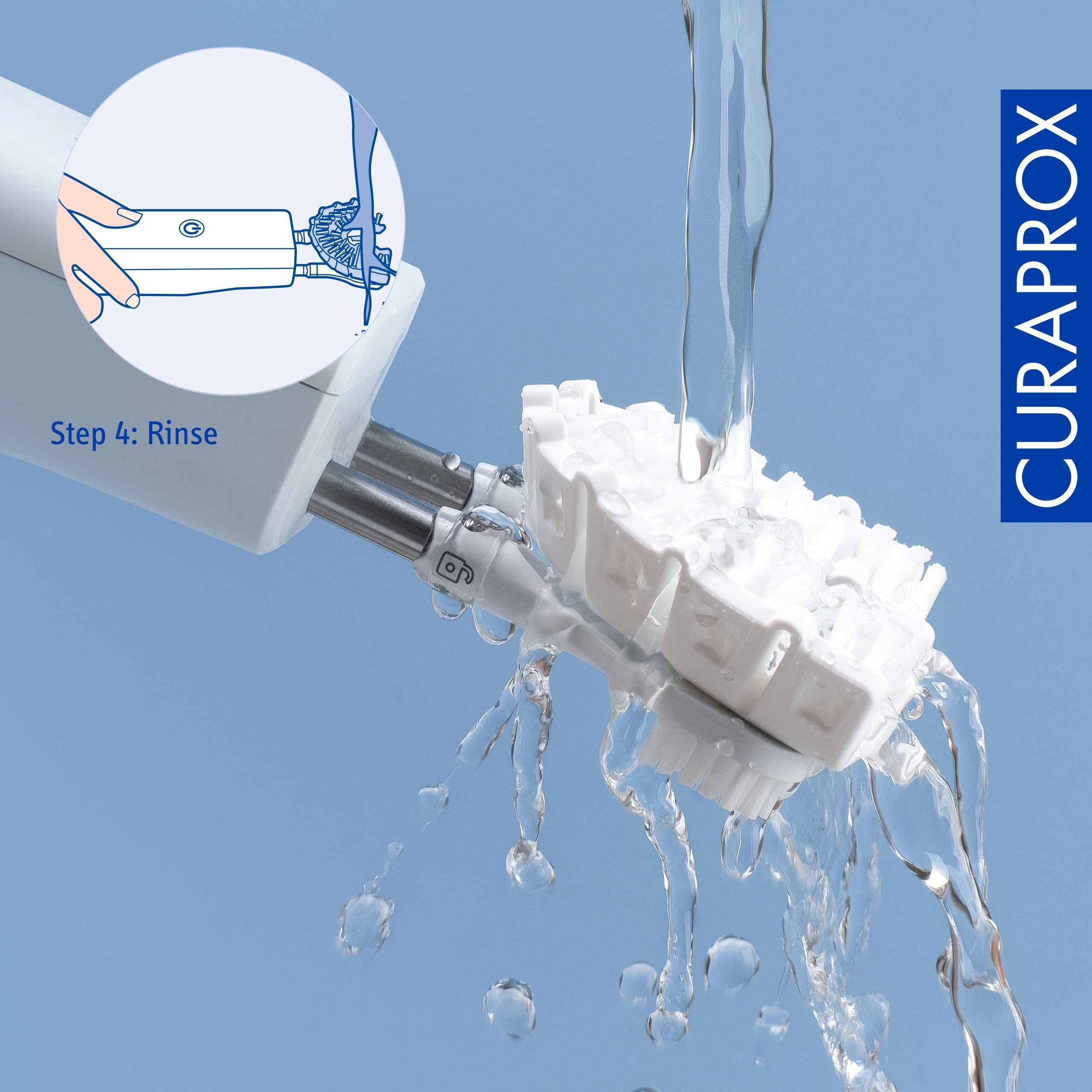 Curaprox Samba Toothbrush, Robotic Full-Mouth Toothbrush for Effortless 60-Second Cleaning