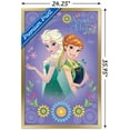 thumbnail image 3 of Disney Frozen Fever - Anna and Elsa Wall Poster, 22.375" x 34", Framed, 3 of 3
