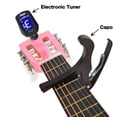 thumbnail image 3 of Guitarra clásica de madera de 30" con estuche y accesorios para niños/niñas/niños/principiantes (rosa), 3 of 5