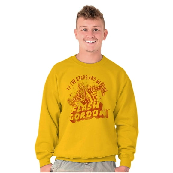 Flash Gordon Spaceman Comics Retro Sweatshirt for Men or Women Brisco Brands S