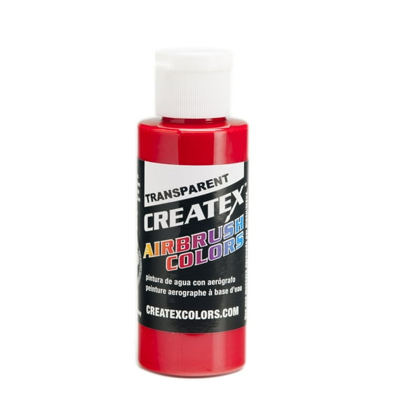 Createx Airbrush Color, Regular, 2 oz., Red