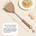 thumbnail image 2 of Espátula especial Wok antiadherente de silicona - Utensilios de cocina resistentes a altas temperaturas de calidad alimentaria, 2 of 5