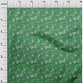 thumbnail image 3 of oneOone Viscose Jersey Green Fabric Floral Diy Clothing Quilting Fabric Print Fabric By Yard 60 Inch Wide, 3 of 5