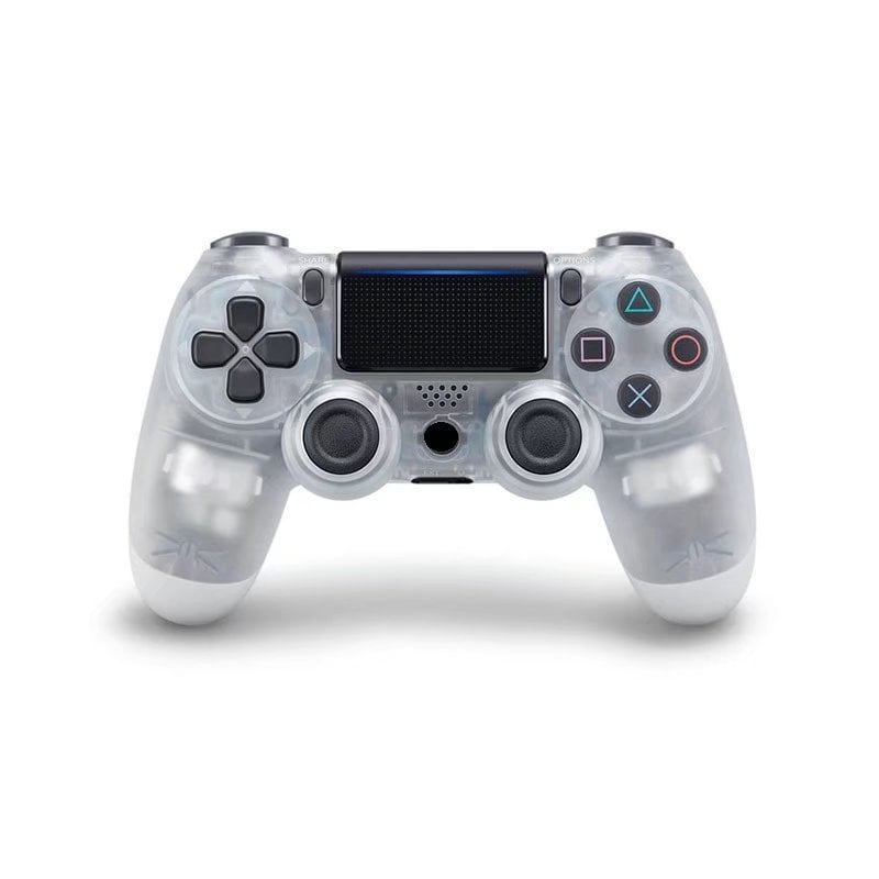 white and grey ps4 controller