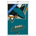 thumbnail image 3 of NHL San Jose Sharks - Logo 14 Wall Poster with Wooden Magnetic Frame, 22.375" x 34", 3 of 3