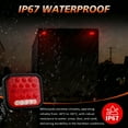 thumbnail image 4 of Magnetic Wireless Trailer Lights Kit, Led Wireless Tail Lights for Trailer, IP67 Waterproof Tow Light with Powerful Suction Base, Tail, Towing, Brake, Turn Signal for Trucks, SUVs, Boat, Camper, RV, 4 of 8