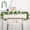 White #3, variant on Rattan Vines Decoration 70.87 Inch Artificial Rattan Butterfly Vine - Plastic Hanging Rattan Vines for Wall Decor Photography Props Wedding Party Home Decoration Set of 1