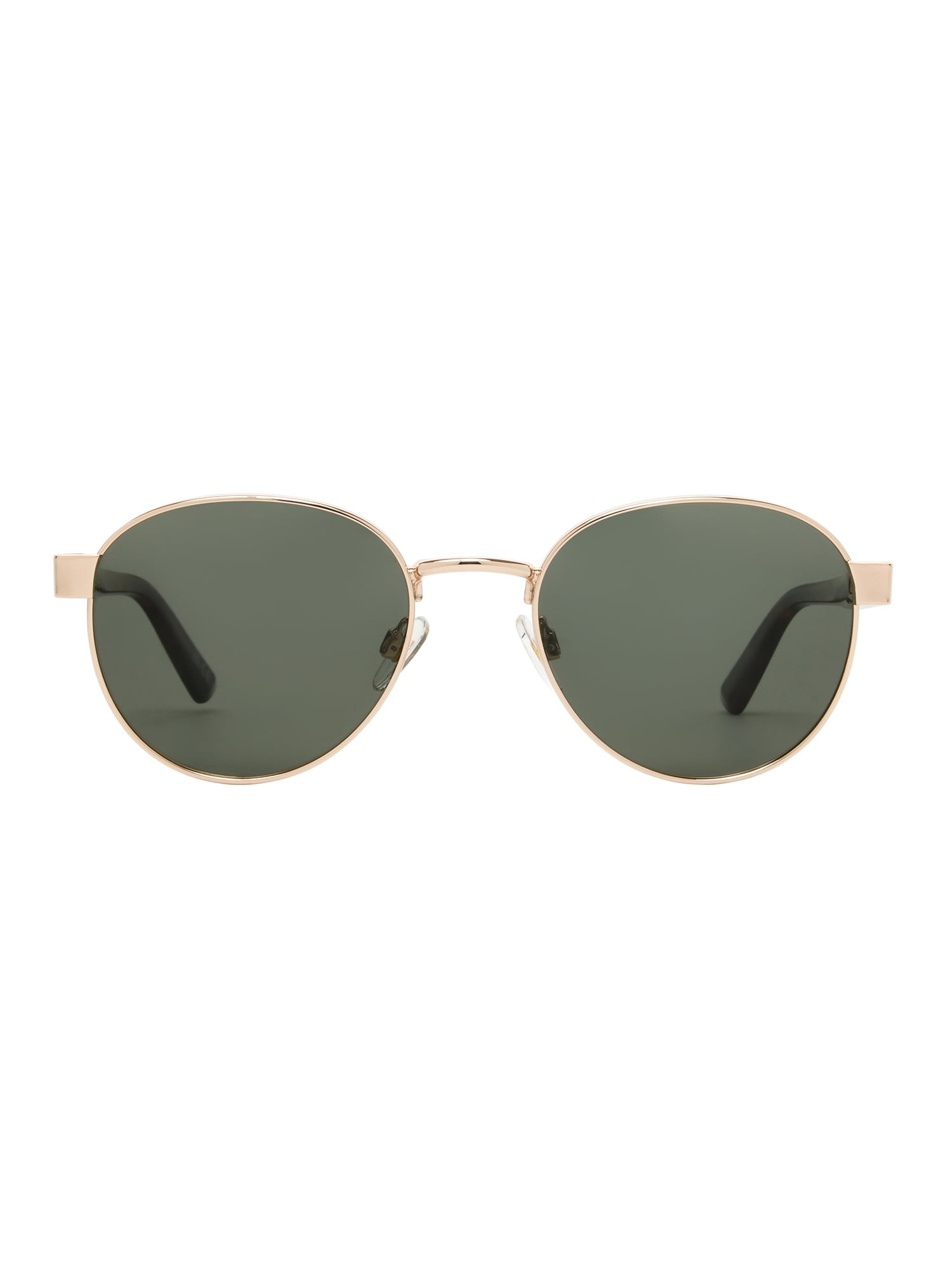 Polarized Hexagonal Sunglasses Polygon Shades SJ1072 Black Gold SOJOS Trendy Polarized Hexagon Sunglasses for Women Men  main image 3