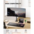 thumbnail image 2 of ErGear Monitor Mount for 13-32" Computer Screens, Improved LCD/LED Monitor Riser, Height/Angle Adjustable Single Desk Mount Stand,Holds up to 17.6lbs, Black - EGCM12, 2 of 5