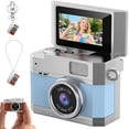 Thumb-Sized Flip Screen Mini Camera - Portable Small Camera for ...