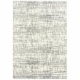 thumbnail image 1 of homeroots home decor 388854 8’x11’ Ivory and Gray Abstract Strokes Area Rug, 1 of 1