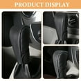 thumbnail image 3 of KONTONTY Manual Transmission Shifter Boot Cover Shifter Knob Cover Pu Black Classic Design 1Pack, 3 of 8