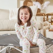 Regalo My Cot Portable Toddler Bed, Lightweight Foldable Travel Bed for Kids, Gray/White Legs