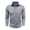 #056-Gray, variant on Yusimy Mens Spread Collar Long Sleeve Shirt Contrast Placket Button Pullover Classic Casual Golf Tennis Active Daily Wear