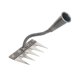 thumbnail image 2 of Rastrillo desmalezador de metal resistente para jardín, herramienta para cultivar, labrar tierra, parterres y jardines. 5 dientes, 2 of 8