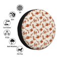 thumbnail image 4 of Fotbe Cowboy Western Funda de Llanta de Repuesto con Estampado, Engrosada, Ajuste Universal para Jeep, Remolque, RV, SUV, Camión-17 inch, 4 of 6
