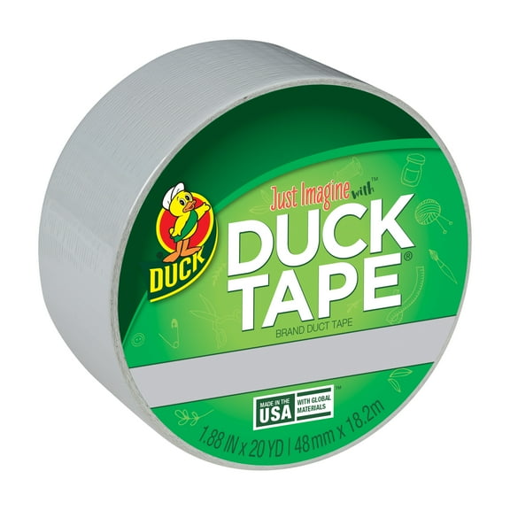 Color Duck Tape Brand Duct Tape, 1.88 in. x 20 yd., Dove Grey