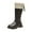 Brown, variant on Tkrady Girls Boots Autumn Winter New Casual Cute Sparkly Fashion Zipper Long Boots, Sizes 4-11 Years
