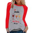 thumbnail image 1 of Gibobby Ropa de entrenamiento cómoda para mujer informal de casa con estampado navideño para mujer (Multicolor, S), 1 of 4