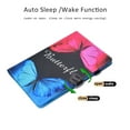thumbnail image 4 of Allytech iPad 7th Generation Case with Pencil Holder, Slim Fit PU Leather Full Protective Folio Stand Smart Cover Auto Sleep Wake Drop Proof Case Cover for Apple iPad 10.2" 7th Gen 2019,Butterfly, 4 of 7
