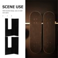 thumbnail image 5 of Troglfold skateboard shelf 1 Set Wall Mount Skateboard Bracket Acrylic Hanger Holder for Skateboard Sturdy Skateboard Hanger,3.94"X2.36"X1.38", 5 of 11