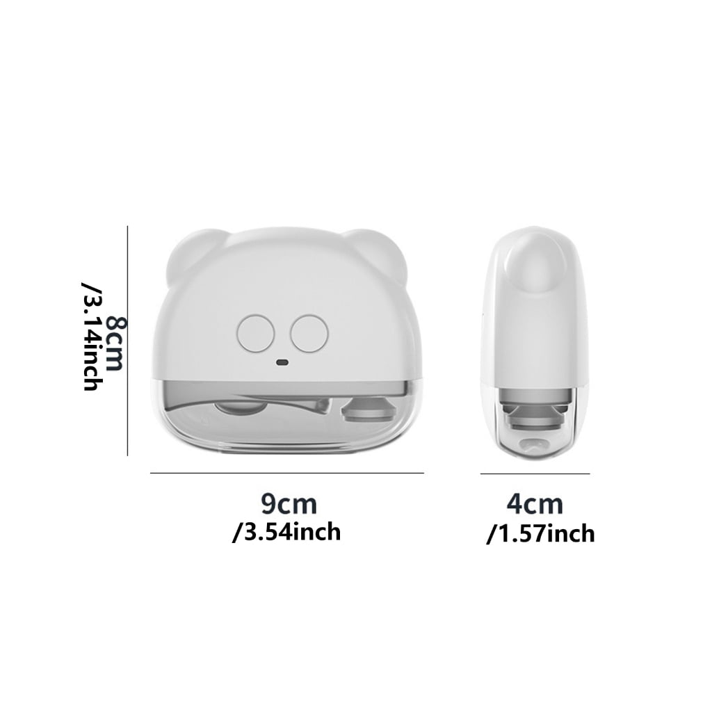 2 in 1 Automatic Electric Nail Clippers Nail File Toenail Trimmer for Kids