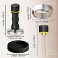 thumbnail image 6 of Espresso Accessories Kit, 2-in-1 Espresso Tamper and WDT Tool, 51mm Coffee Tamper with 304 Stainless Steel Needles, Espresso Accessories Gift for Home Baristas, 6 of 8