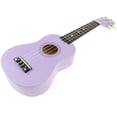 thumbnail image 1 of Ukelele de madera de 21 pulgadas, instrumento musical, guitarra hawaiana, regalo de Navidad para niños. Púrpura, 1 of 9