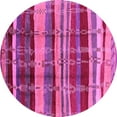 thumbnail image 1 of Ahgly Company Indoor Round Oriental Pink Industrial Area Rugs, 8' Round, 1 of 4