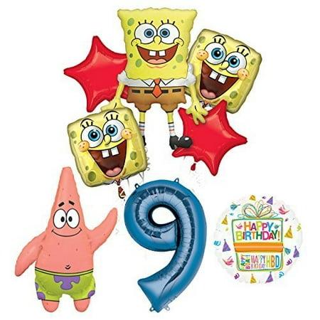 Spongebob Squarepants 9th Birthday Party Supplies and ...