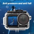 thumbnail image 4 of Camera Diving Protective Shell, Leakproof Sturdy 131ft Easy To Install 1/4 inch Thread Interface Action Camera Dive Case  for Snorkeling, 4 of 7