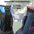 thumbnail image 2 of Correa para bolsa de golf, correas de repuesto para mochilas de golf, correas ajustables y cómodas para transportar bolsas de golf., 2 of 5