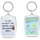 thumbnail image 4 of 25 llaveros de fotos (2.362 x 1.260 in), llavero de fotos transparente, llavero rectangular personalizado, llavero acrílico para insertar imagen fotográfica, Halloween, Navidad, día de San Valentín BRILLAR Rojo Verde, 4 of 5