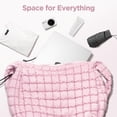 thumbnail image 4 of Bolsa acolchada Babysun para mujer, grande, acolchada, de nailon, 4 of 7