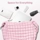thumbnail image 4 of Bolsa acolchada Babysun para mujer, grande, acolchada, de nailon, 4 of 7