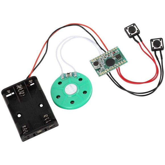 Hongkaii Recordable Voice Module,Recording Chip Sound Reproducible Voice 60 Seconds DIY Greeting Card,Recording Reproduction Cable for DIY Voice Gift Modules for Gift CA710-3436