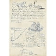 thumbnail image 3 of Vision Studio 11x14 Black Modern Framed Museum Art Print Titled - Nautical Journal III, 3 of 5