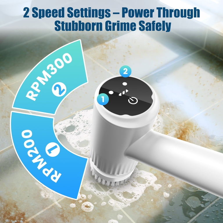 Airrobo BC200 Cordless Electric Spin Scrubber with Extension Handle photo 4