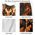 thumbnail image 4 of luoweisi Men's Beach Shorts Quick Dry Swim Trunks with Mesh Lining Sheepdog L, 4 of 5