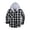 AO15_White, variant on Lumtrix Mens Hooded Flannel Shirts Lightweight Long Sleeve Hoodie Shirt Casual Plaid Button Down Jackets with Pocket Purple L