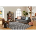 thumbnail image 3 of SAFAVIEH Montauk Joanna Striped Cotton Area Rug, Black/Ivory, 5' x 8', 3 of 9